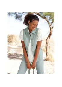 Kurzweste Casual Looks, Damen, Gr. 36, kalkmint, 97% Baumwolle, 3% Elasthan, unifarben, Westen