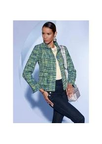 CR&Eacute;ATION L Jackenblazer CREATION L "Boucl&eacute;-Blazer", Herren, Gr. 38, champagner, apfel, gemustert, 100% Polyester, Blazer