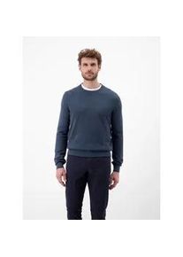 Strickpullover Lerros, Herren, Gr. L, schwarz (classic navy), Strick, Obermaterial: 100% Baumwolle, unifarben, regular fit taillenbedeckt, Rundhals, Rippb&uuml;ndchen, Pullover Strickpullover, mit Rippb&uuml;ndchen