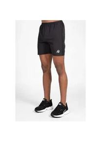 Shorts GORILLA WEAR, Herren, Gr. 3XL, US-Gr&ouml;&szlig;en, schwarz, 92% Polyester, 8% Elasthan, unifarben, Hosen Shorts, mit recycelten Materialien