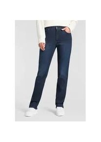 Slim-fit-Jeans MAC "MELANIE", Damen, Gr. 44, L&auml;nge 30, basic used wash, Denim/Jeans, Obermaterial: 90% Baumwolle, 8% Polyester, 2% Elasthan, unifarben, slim fit lang, Jeans Slim-fit-Jeans, mit Stretch, in 4-Pocket-Form, Topseller
