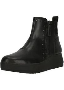 Stiefel Clarks "Zylah Willow", Damen, Gr. 38, schwarz, Leder, Schuhe Stiefel, mit dezenten Nieten-Details