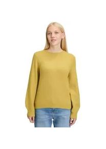 Strickpullover Cartoon "Damen mit Rundhalsausschnitt", Damen, Gr. 44, gold (burnished gold), Obermaterial: 60% Polyacryl, 30% Polyamid, 8% Wolle, 2% Elasthan, figurumspielend normal, Rundhals, Pullover Strickpullover