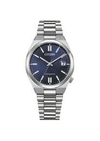 Automatikuhr Citizen "TSUYOSA 37 mm", silberfarben, nachtblau, Armbanduhren, Damen, Automatikuhr, Armbanduhr, Damenuhr, Mechanische Uhr, Edelstahlarmband, analog