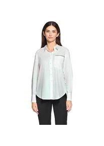 Hemdbluse Betty Barclay "Damen mit Kragen", Damen, Gr. 36, wei&szlig;, Obermaterial: 70% Baumwolle, 27% Polyester, 3% Elasthan, l&auml;ssig geschnitten normal, Blusen Hemdbluse