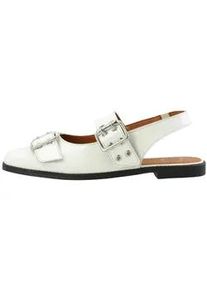 Ca'Shott Ballerina CA'SHOTT "Ca'Shott Ballet flats CASDIANA", Damen, Gr. 36, Normalschaft, sanftes wei&szlig;, Obermaterial: 100% Leder, Schuhe Ballerina