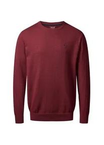 Rundhalspullover MCS "MCS Sweater MCEllison", Herren, Gr. XL, zinfandel, Obermaterial: 100% Baumwolle, Pullover Rundhalspullover