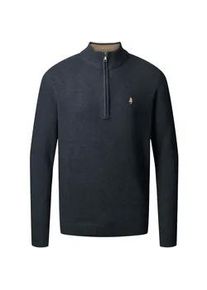 Rundhalspullover MCS "MCS Pullover MCAxel", Herren, Gr. XL, navy melange, Obermaterial: 80% Wolle, 20% Polyester, Pullover Rundhalspullover