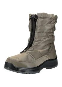 Snowboots Josef Seibel "Josef Seibel Stiefel Lederimitat/Textil", Damen, Gr. 38, braun (bronze), Lederimitat, Textil, Schuhe Snowboots