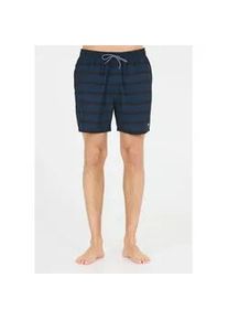 Badeshorts CRUZ "Danyel", Herren, Gr. 5XL, US-Gr&ouml;&szlig;en, blau (dunkelblau), Elasthan, Polyester, gestreift, Badehosen Badeshorts, Aus atmungsaktivem Material