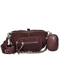Henkeltasche Steve Madden "Steve Madden Taschen Lederimitat/Textil", Damen, Gr. onesize, cherry, Lederimitat, Taschen