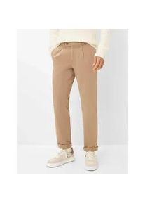 Bundfaltenhose Eurex By Brax "Style LUIS", Herren, Gr. 30U, Unterbauchgr&ouml;&szlig;en, beige, Web, 97% Baumwolle, 3% Elasthan, Hosen