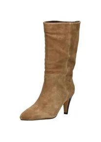 High-Heel-Stiefel Inuovo "Inuovo Stiefel Veloursleder", Damen, Gr. 41, braun, Veloursleder, Schuhe