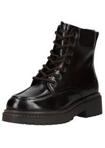Schn&uuml;rstiefelette BAGATT "BAGATT Stiefelette Lederimitat", Damen, Gr. 37, dunkelbraun, Lederimitat, Schuhe Schn&uuml;rstiefelette