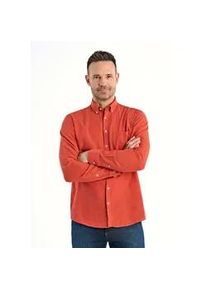 JACK'S INN 54 Leinenhemd JACK&rsquo;S "Leinenhemd Regular Fit", Damen, Gr. L, Normalgr&ouml;&szlig;en, coral orange, Obermaterial: 55% Leinen, 45% Baumwolle, Hemden