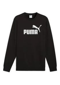 Sweatshirt Puma "Essentials No. 1 Logo Crewneck Herren", Herren, Gr. L, schwarz, Obermaterial: 66% Baumwolle, 34% Polyester; Rippe: 97% Baumwolle, 3% Elasthan, normal, Rundhals, Sweatshirts Sweatshirt