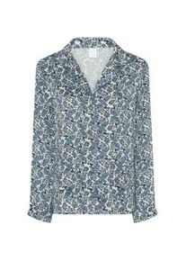 Pyjama CCDK COPENHAGEN "CCDK Copenhagen sleep shirt Josephine", Damen, Gr. XL, riverside aop, Obermaterial: 95% Viskose, 5% Elasthan, Homewear-Sets Pyjama