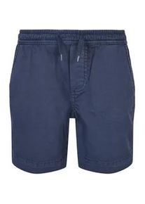 Stoffhose Urban Classics "Urban Classics Herren Boys Strech Twill Joggshorts", M&auml;dchen, Gr. 134/140, Normalgr&ouml;&szlig;en, dunkelblau, 98% Baumwolle, 2% Elasthan, unifarben, normal, Hosen Stoffhose