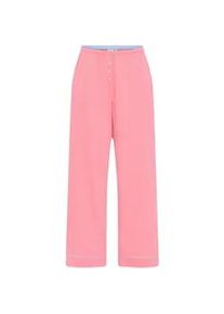 Pyjama CCDK COPENHAGEN "CCDK Copenhagen sleep pants Mila", Damen, Gr. XS, geranium pink, Obermaterial: 100% Baumwolle, Homewear-Sets Pyjama