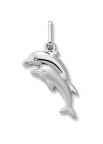 Kettenanh&auml;nger ONE ELEMENT "Delfin Anh&auml;nger aus 925 Silber Delfin Anh&auml;nger aus 925 Silber", silber, Schmuckanh&auml;nger, M&auml;dchen, Silber 925 (Sterlingsilber), Kettenanh&auml;nger, Pers&ouml;nlicher Akzent &ndash; schlicht, modern, aussagekr&auml;ftig