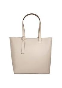 Shopper Bugatti "ZITA", Damen, Gr. B/H/T: 44cm x 34cm x 17cm onesize, beige, Kunstfaser, clean, Taschen Shopper