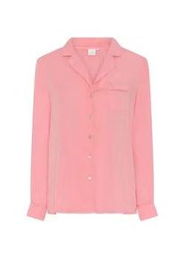 Pyjama CCDK COPENHAGEN "CCDK Copenhagen sleep shirt Josephine", Damen, Gr. L, geranium pink, Obermaterial: 100% Lyocell, Homewear-Sets Pyjama