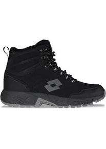 Outdoorschuh Lotto, Damen, Gr. 41, schwarz, grau, Kunstfaser, Synthetik, mehrfarbig, Schuhe Outdoorschuh, - mit w&auml;rmendem Innenfutter