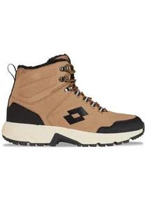 Outdoorschuh Lotto, Damen, Gr. 45, braun, schwarz, Kunstfaser, Synthetik, mehrfarbig, Schuhe Outdoorschuh, - mit w&auml;rmendem Innenfutter