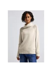 Rollkragenpullover Street One, Damen, Gr. 40, tusk cream meliert, Stoff, 30% Polyester, 29% Polyacryl, 21% Viskose, 20% Nylon, unifarben, normal normal, hoch geschlossener Ausschnitt, Strickb&uuml;ndchen, Pullover Rollkragenpullover, mit Stehkragen