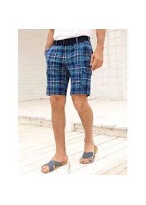 Bermudas Catamaran, Herren, Gr. 62, Normalgr&ouml;&szlig;en, marine, mittelblau, kariert, 98% Baumwolle, 2% Elasthan, gemustert, kariert, Hosen Bermudas