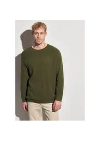 Rundhalspullover Street One MEN, Herren, Gr. XL (44), vintage gr&uuml;n, Web, 100% Baumwolle, unifarben, normal normal, Rundhals, Rippb&uuml;ndchen, Pullover Rundhalspullover, aus reiner Baumwolle