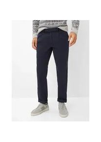 Bundfaltenhose Eurex By Brax "Style LUIS", Herren, Gr. 29U, Unterbauchgr&ouml;&szlig;en, navy, Web, 97% Baumwolle, 3% Elasthan, Hosen