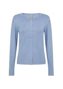 Cardigan soyaconcept "Soya Concept Cardigan SC_DOLLIE", Damen, Gr. XL, 96252 hydrangea mel, Obermaterial: 75% Viskose, 25% Nylon, Strickjacken