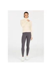 ENDURANCE ATHLECIA T-Shirt ATHLECIA "Jelina", Damen, Gr. 42, wei&szlig;, 80% Baumwolle, 20% Polyamid, unifarben, normal, hoch geschlossener Ausschnitt, Shirts T-Shirt, in angenehm weicher Qualit&auml;t