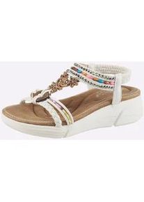 Sandalette Andrea Conti, Damen, Gr. 36, wei&szlig;, Synthetik, Schuhe Sandalette