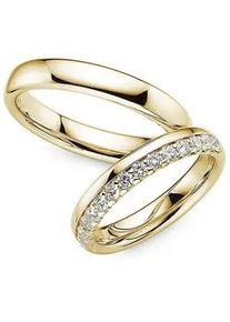 Phoenix Trauring PH&Ouml;NIX "Schmuck Geschenk Partnerring Ehering Goldring" Gr. 70, gelbgoldfarben, Fingerringe, Damen, 70, ohne Zirkonia, Gelbgold 333, 4mm, Trauring, Made in Germany - wahlweise mit oder ohne Zirkonia