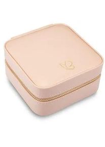 Glanzst&uuml;cke M&uuml;nchen Schmucketui GLANZST&Uuml;CKE M&Uuml;NCHEN "RT004", pink, orange, Aufbewahrungsboxen, Kunstleder