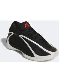 Basketballschuh Adidas PERFORMANCE "ANTHONY EDWARDS 2", Herren, Gr. 42, core schwarz, zero metallic, lucid rot, Synthetik, Textil, Schuhe
