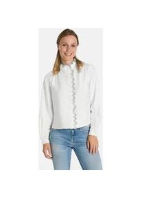 LIEBLINGSST&Uuml;CK Klassische Bluse LIEBLINGSST&Uuml;CK "EiltraudL", Damen, Gr. 38, 110, sanftes wei&szlig;, 85% Viskose, 15% Polyamid, weit, Rundhals, Blusen, mit Viskose-Anteil