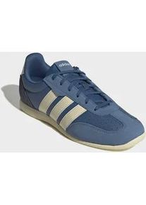 Sneaker Adidas SPORTSWEAR "BARREDA LO", Herren, Gr. 43, dusky petrol, warm vanilla, dusky ink, Leder, Synthetik, Schuhe Sneaker