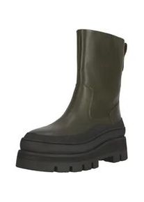 Stiefel Clarks "Orianna2 Rise", Damen, Gr. 36, gr&uuml;n, Leder, Schuhe Stiefel, im angesagten Design mit Stollensohle