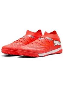 Fu&szlig;ballschuh Puma "FUTURE 9 MATCH TT Fu&szlig;ballschuhe Erwachsene", Herren, Gr. 44,5, glowing rot wei&szlig; schwarz silber, Obermaterial: Synthetik, Textil; Futter: Synthetik, Textil; Innensohle: Textil; Laufsohle: Gummi, Schuhe Fu&szlig;ballschuh