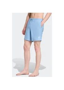 Badeshorts Adidas PERFORMANCE "ADICOLOR 8-INCH", Herren, Gr. M, N-Gr, ash blau, Obermaterial: 100% Polyester, Badehosen Badeshorts