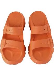 Sandale Buffalo "Buffalo Damen Buffalo Cld Ari Slide Vegan Foam", Damen, Gr. 40, orange, Kunstfaser, unifarben, Schuhe Sandale