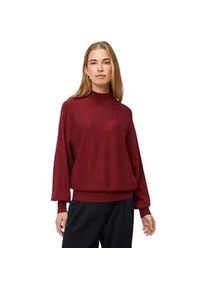 Strickpullover Zero "Damen mit Stehkragen", Damen, Gr. 44, cabernet, Strick, Obermaterial: 80% Viskose, 20% Polyester, unifarben, figurbetont lang, eng, Pullover Strickpullover, Plain/ohne Details