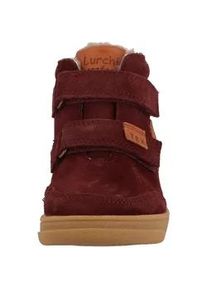 Trainingsschuh Lurchi "Lurchi Marki 2 Barefoot-TEX", Kinder, Gr. 24, bordo, Leder, Schuhe