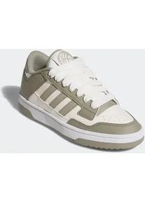 Sneaker Adidas SPORTSWEAR "RAPID COURT LOW", M&auml;dchen, Gr. 39, wei&szlig; (silber pebble, cloud wei&szlig;, ftwr wei&szlig;), Synthetik, Schuhe Sneaker, f&uuml;r Kinder & Jugendliche