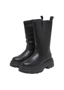 Stiefel Buffalo "Buffalo Buffalo mars farmer boot", Damen, Gr. 38, schwarz, Kunstfaser, unifarben, Schuhe Stiefel