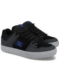 Winterboots DC Shoes "Pure Wnt", Herren, Gr. 10,5 (44), schwarz (schwarzgrau, schwarz), Obermaterial:Obermaterial: Leder [Kuh] / Futter: Textil / Au&szlig;ensohle: Gummi;, Schuhe Winterboots