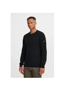 Strickpullover Blend "BHFintano", Damen, Gr. XXL, schwarz, Feinstrick, 70% Baumwolle (Recycled), 30% Polyester (Recycled), unifarben, Basic, schmal normal, Rundhals, Pullover Strickpullover, Stilvoller Basic Strickpullover